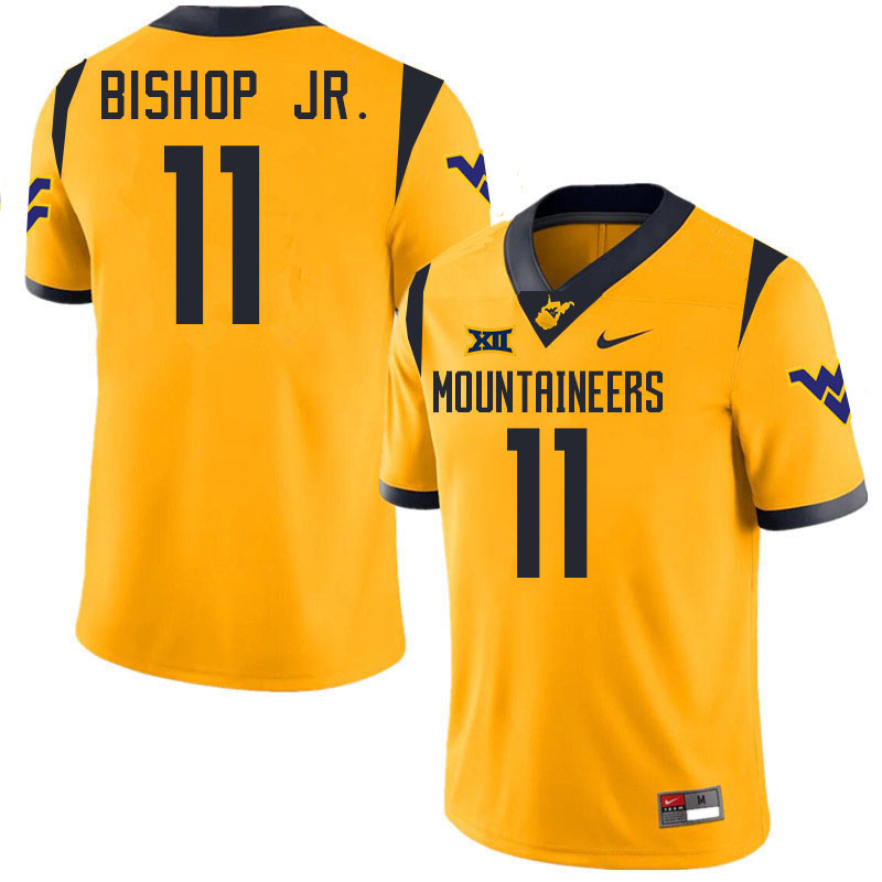 Beanie Bishop Jr. WVU Jersey,West Virginia Mountaineers #11 Beanie Bishop Jr. Jersey Youth-Gold